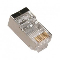 FE-A513-06P / Conector RJ45 macho para cable FTP Cat. 5e (blindado) Keynet