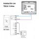 S8-DUAL / Control acceso antivandálico RFID EM + MIFARE con clonación Ixon