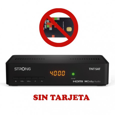 SRT-7408/ST - Receptor satélite oficial TNT-SAT HD **sin tarjeta** Strong