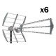 DAT-902-5G / Antena UHF 17dB LTE2 triple eje directivo (embalaje 6 unidades) Fuba