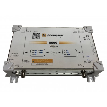 UNIVERSE 8600 / Transmodulador compacto autónomo universal Johansson