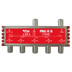 PAU-6S / PAU repartidor 6 salidas conector F (5-2400MHz) Fte