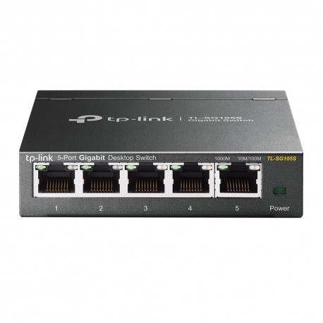 TL-SG105S / Switch 5 Puertos 10/100/1000Mbps IGMP metálico TP-Link