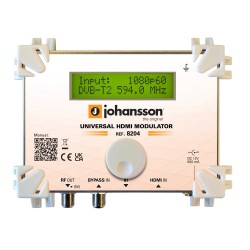 8204 / Modulador Digital entrada HDMI salida DVB-T / DVB-C Johansson