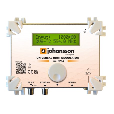 8204 / Modulador Digital entrada HDMI salida DVB-T / DVB-C Johansson