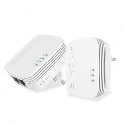 POWERLINE-600WF-M / Kit Powerline WiFi (600Mbps) mini Strong