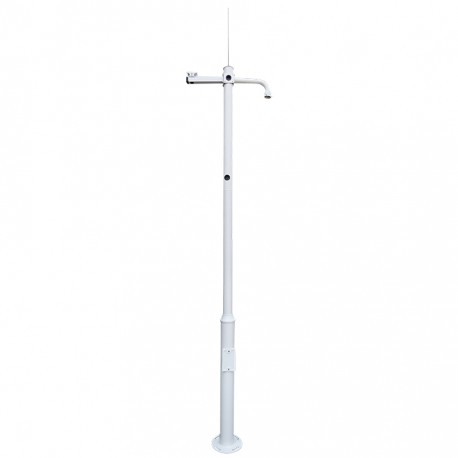 POLE-450-D / Báculo acero galvanizado IP65 para CCTV (4,5m)