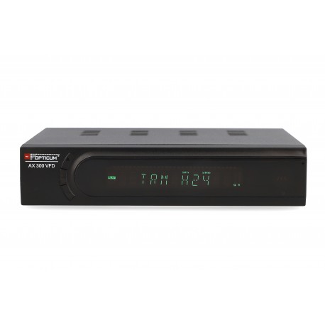 AX300-VFDV2 / Receptor satélite HD PVR con display VFD Opticum