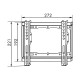 SOP-214 / Soporte TV para pared 17 " ~ 42" 20Kg fijo TM