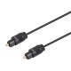 WIR-502 / Cable de fibra óptica audio TOSLINK  (1,5m) Nimo